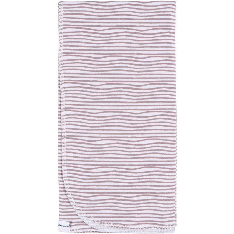 Gerber Bedding - 4Pk Flannel Blanket, Neutral Animals Image 5