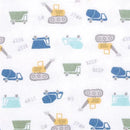 Gerber Bedding - 5Pk Flannel Baby Blanket - Safari trucks Image 3