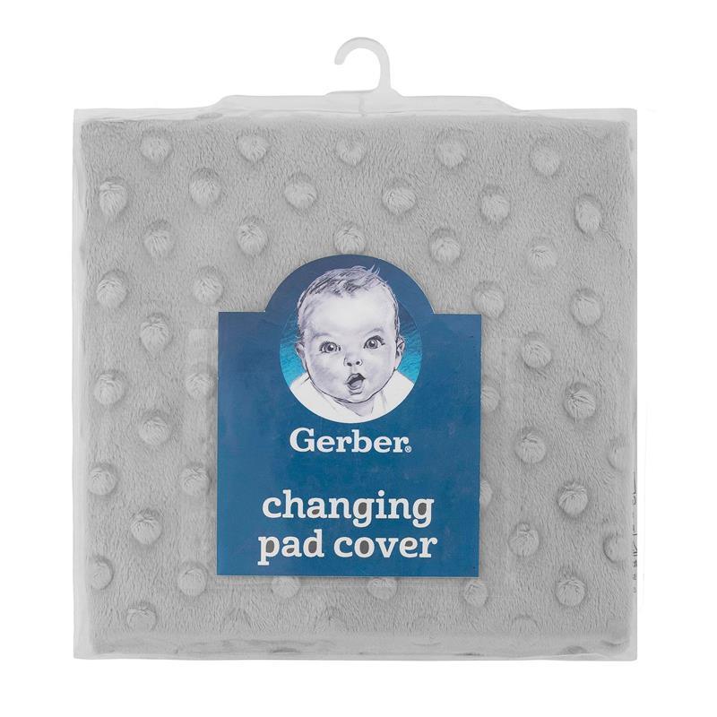 Gerber Cuddletime 1Pk Baby Changing Pad Cover - Grey  Image 2