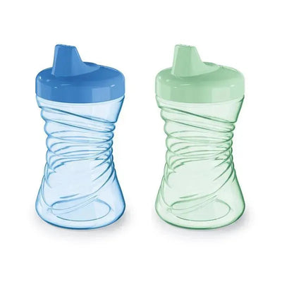 Gerber Graduates Fun Grips Spill-Proof Cups 2-Pack, 10 oz. Colors May Vary Image 1