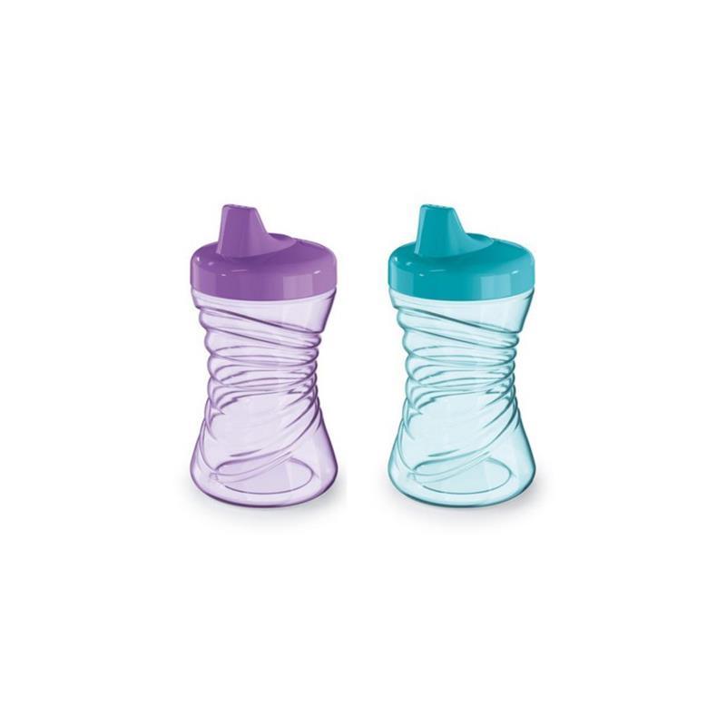 Gerber Graduates Fun Grips Spill-Proof Cups 2-Pack, 10 oz. Colors May Vary Image 3