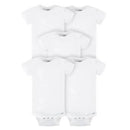 Gerber - ONESIES Brand Short Sleeve Bodysuits, 5 Pack Image 1