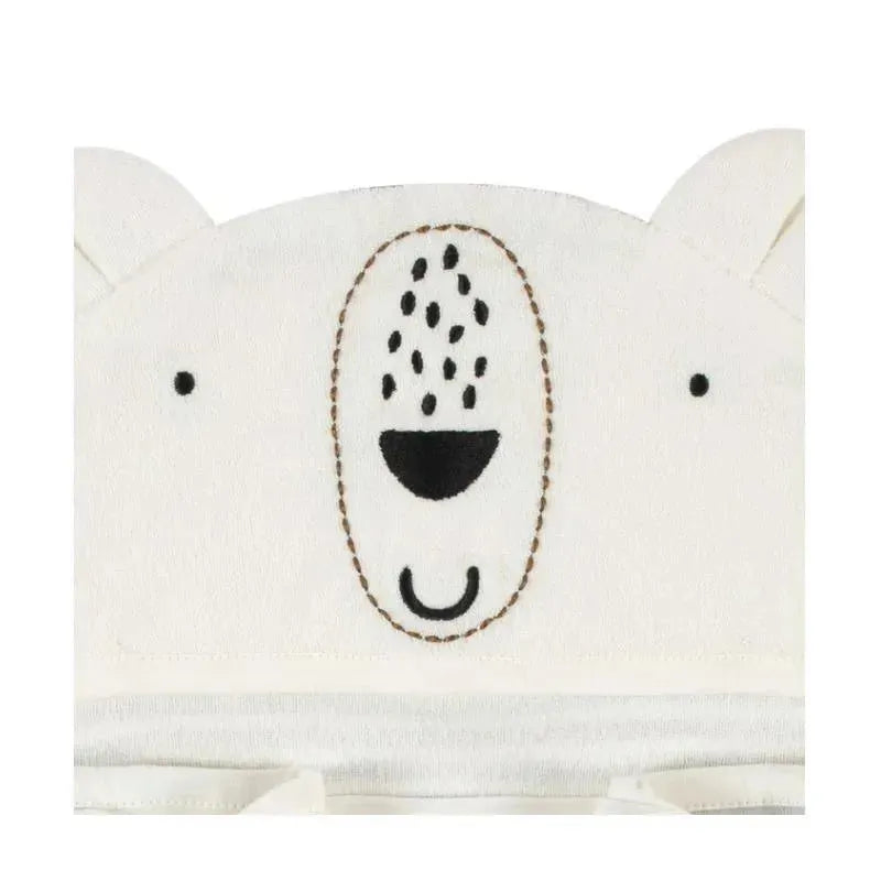 Gerber Terry Hooded Bath Wrap Bear Image 2