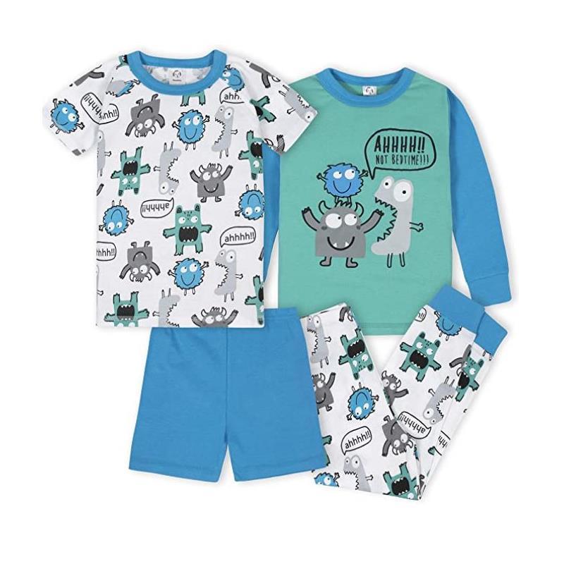 Gerber Toddler/Baby Boys 4-Piece Monster Pajama Set Image 1