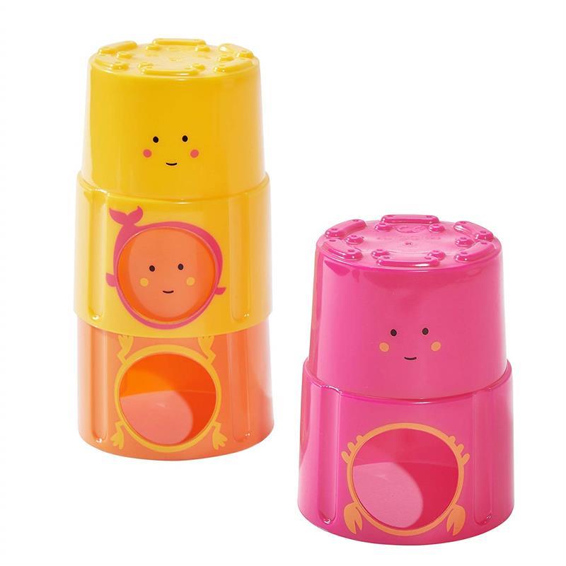 Giggle Stacking Pouring Cups - Pink Image 1