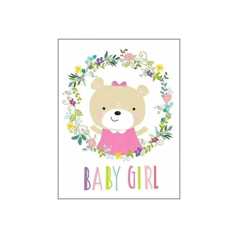Gina B Designs - Baby Card, Baby Girl Bear Image 1