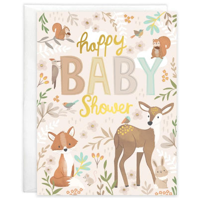 Gina B Designs - Baby Greeting Card Forest Animals Image 1