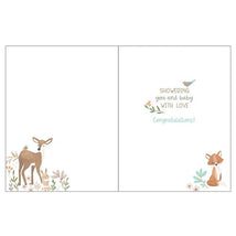 Gina B Designs - Baby Greeting Card Forest Animals Image 2