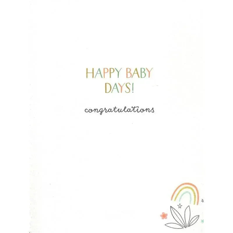 Gina B Designs - Zoo Themed New Baby Greeting Card, Welcome Little One Image 2