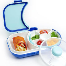 Gobe - Kids Lunchbox With Snack Spinner, Blueberry Blue Image 2