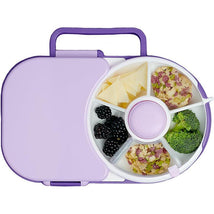 Gobe - Kids Lunchbox With Snack Spinner, Grape Purple Image 1