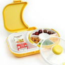 Gobe - Kids Lunchbox With Snack Spinner, Honey Yellow Image 2