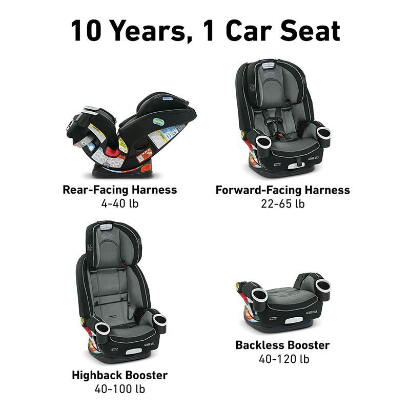 Graco - 4Ever DLX 4-in-1 Convertible Car Seat, Fairmont Image 7
