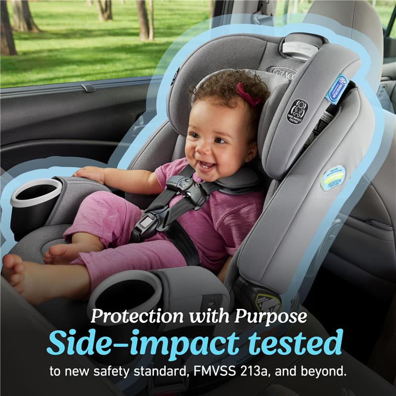 Graco 4Ever DLX 4-in-1 Convertible Car Seat, Charlie Image 4