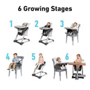 Graco - Blossom 6-in-1 Convertible High Chair, Studio Image 3
