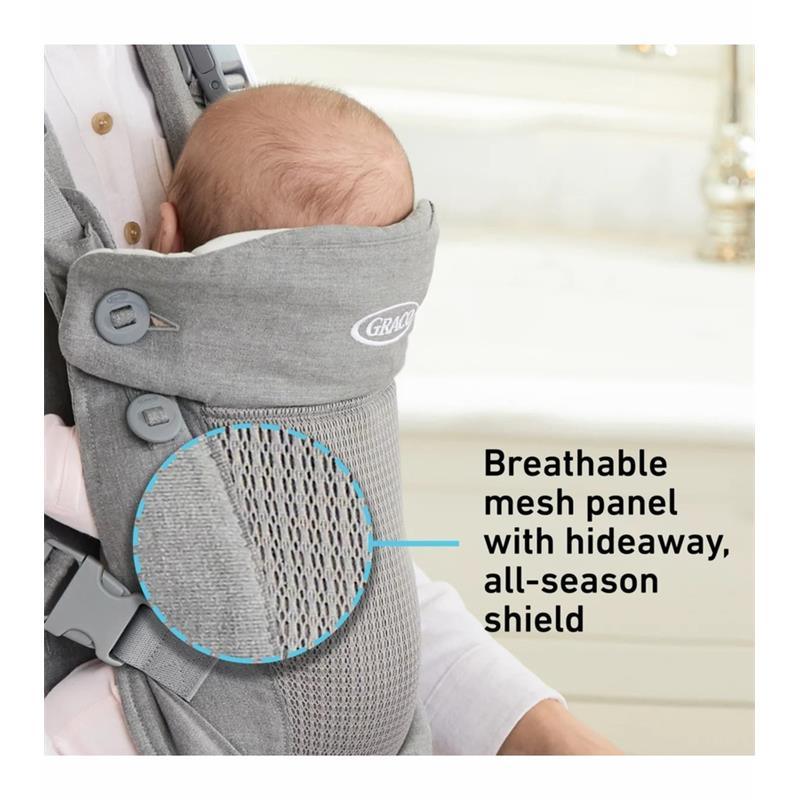 Graco - Cradle Me 3-in-1 Baby Carrier, Charcoal Grey Image 5