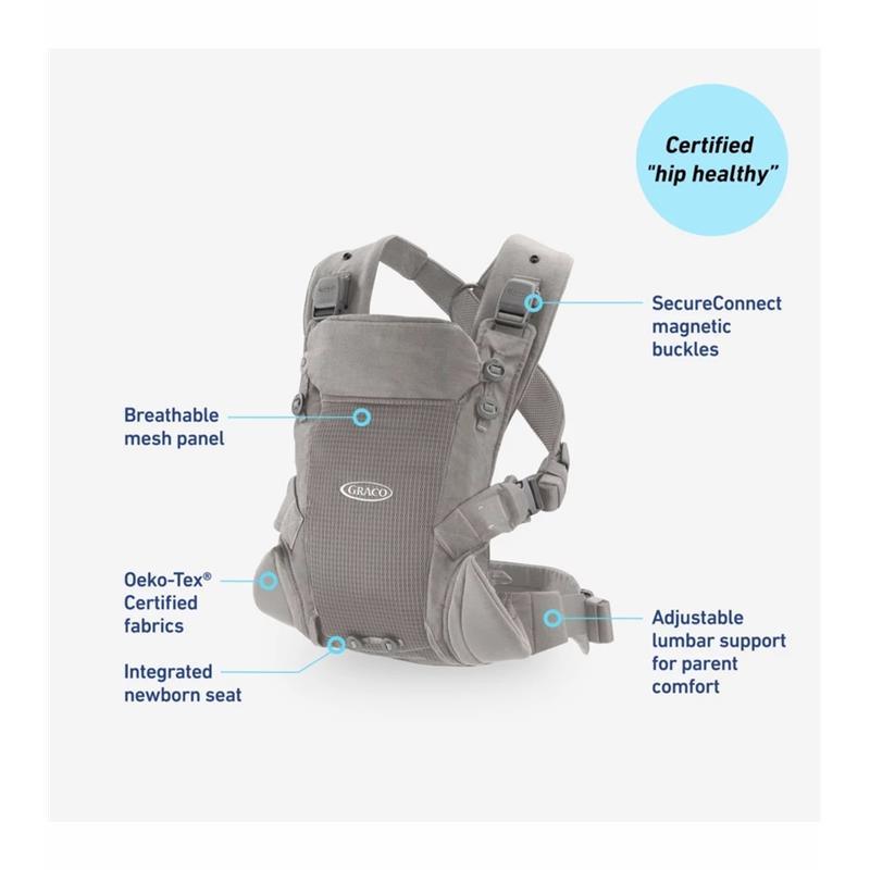 Graco - Cradle Me Lite 3-in-1 Carrier, Oatmeal Image 6