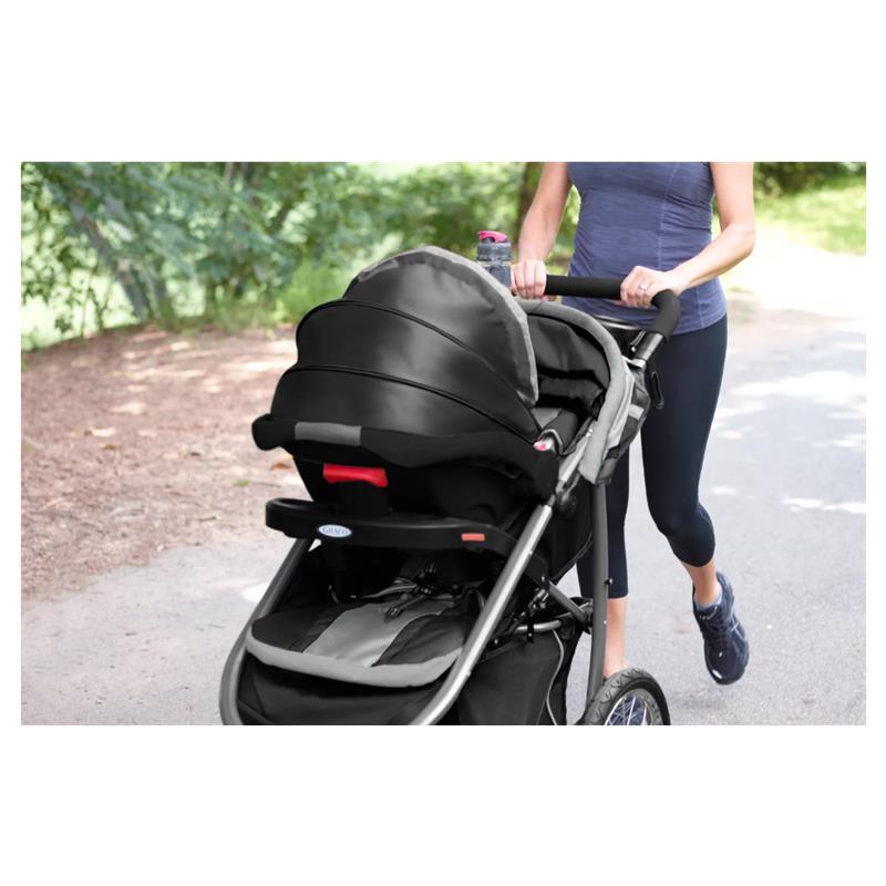 Graco Fastaction Fold Jogger Click Connect Travel System, Gotham Image 3
