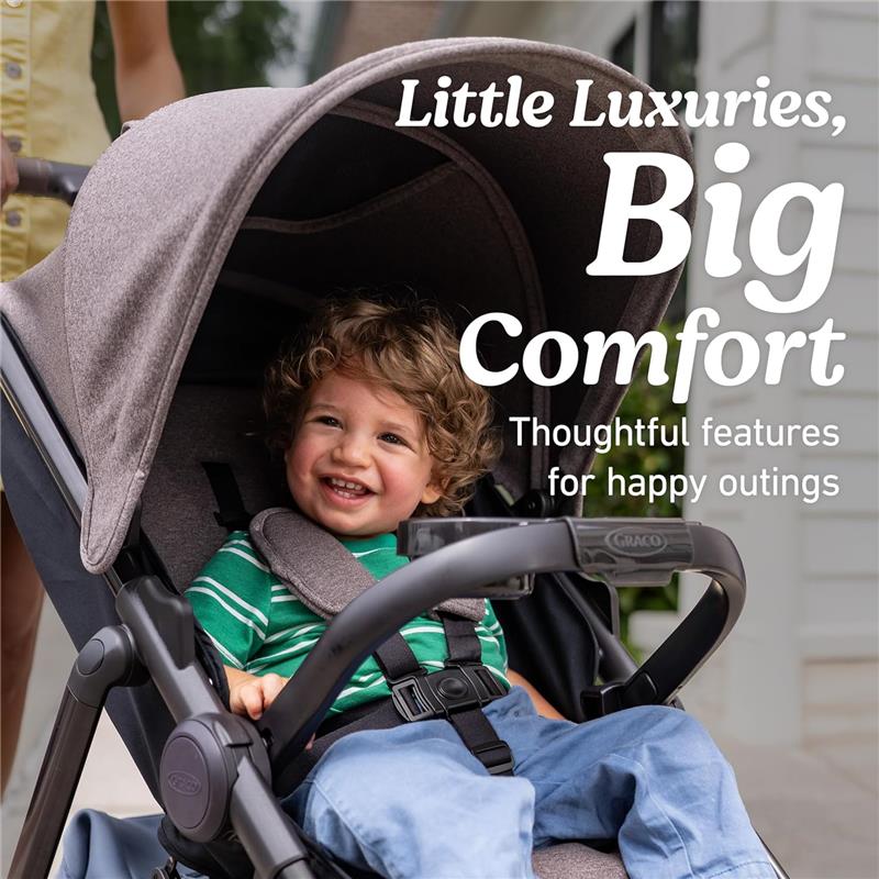 baby stroller big wheels Graco Merge 360 Stroller, Sable Brown