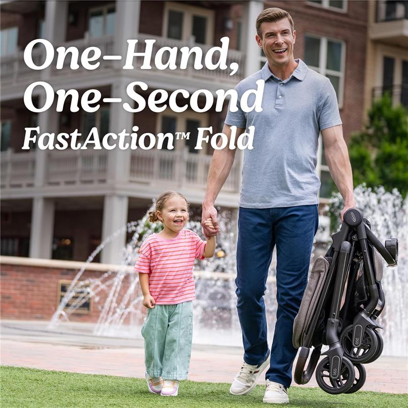 Graco - Merge Stroller, Swivel Wheel Baby Stroller with 360-Degree Rotating Wheels Image 4