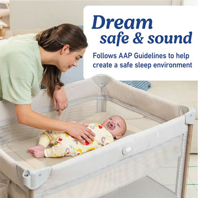 Graco Pack 'n Play Travel Dome Lux Playard, Linden Image 2