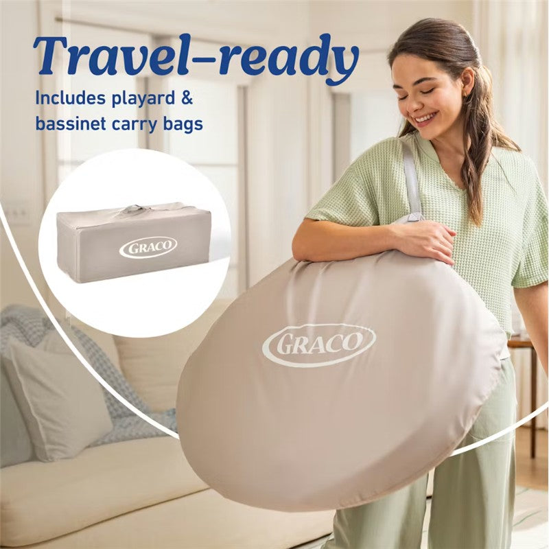 Graco Pack 'n Play Travel Dome Lux Playard, Linden Image 7