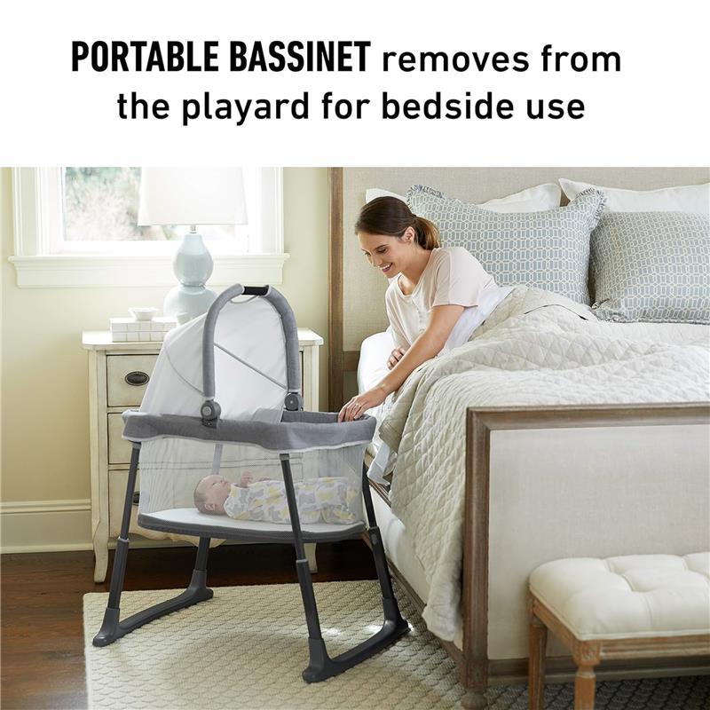 Graco - Pack 'n Play® Day2Dream™ Travel Bassinet Playard Features Portable Bassinet Diaper Changer Image 2