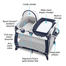 Graco - Pack 'N Play® Quick Connect™ Portable Bassinet, Alex Image 6