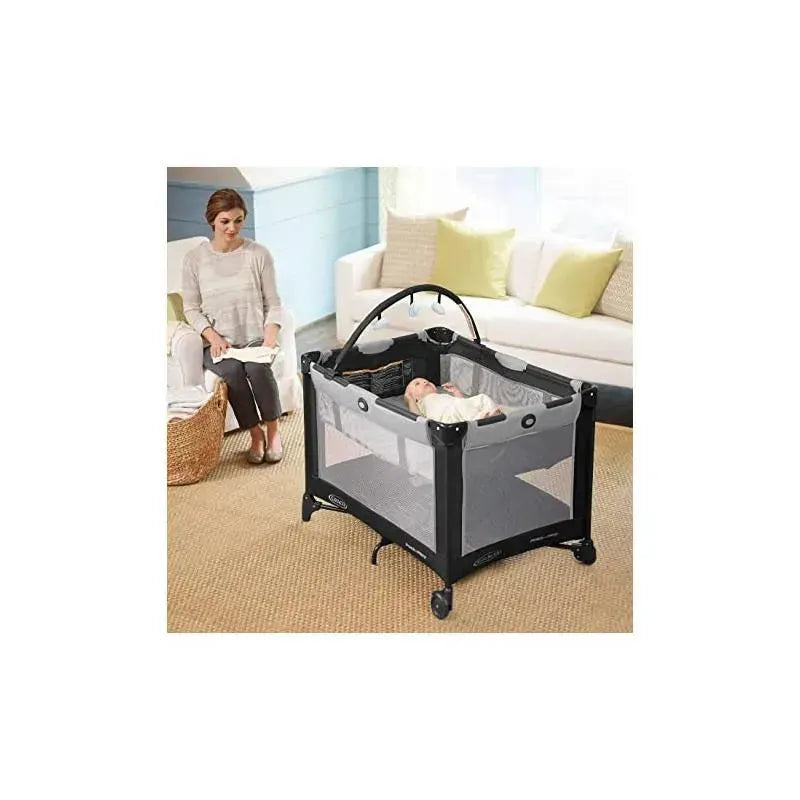graco tasha stroller Graco Pack 'n Play On the Go Playard With Folding Bassinet Tasha