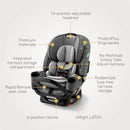 Graco - Premier 4Ever DLX Extend2Fit SnugLock 4-in-1 Car Seat Featuring Anti-Rebound Bar, Midtown Image 2