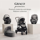 Graco - Premier 4Ever DLX Extend2Fit SnugLock 4-in-1 Car Seat Featuring Anti-Rebound Bar, Midtown Image 7