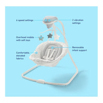 Graco Simple Sway Portable Baby Swing for Infants, Newborn Swing with 15 Songs and Sounds Image 2