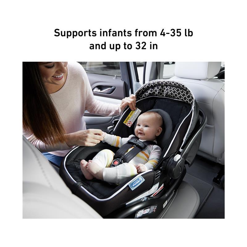 Graco Snugride 35 Lite Lx Infant Car Seat, Hailey Image 2