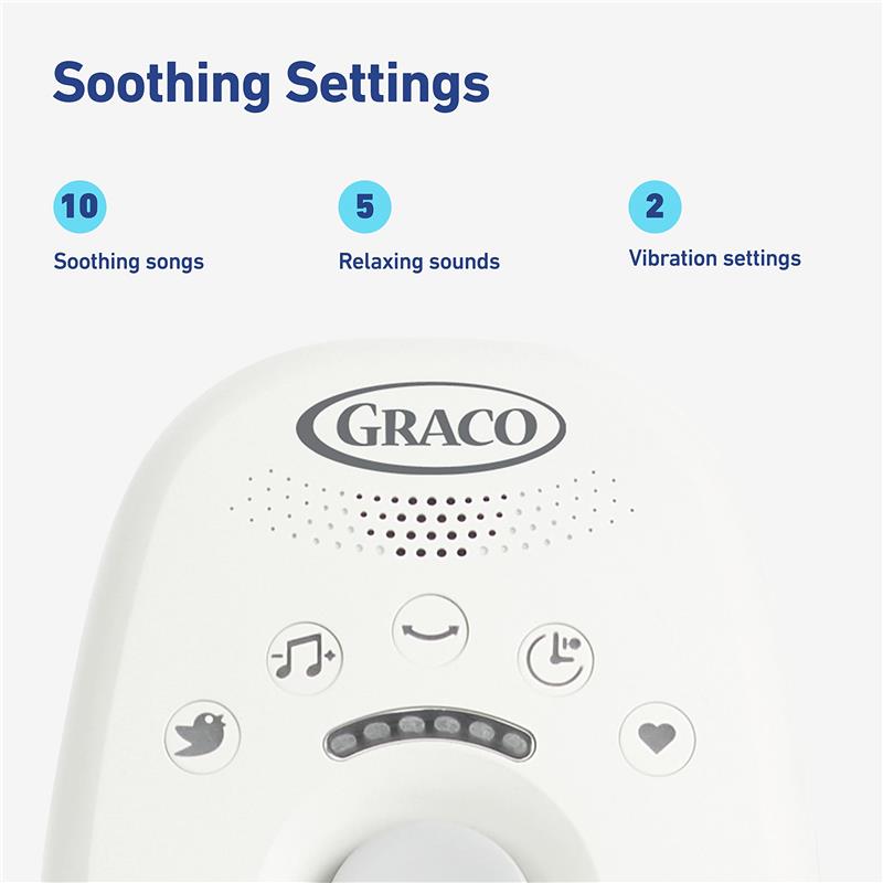 Graco Sway2Me Portable Baby Swing and Bouncer Seat with Music, Watson Image 5