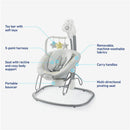 Graco Sway2Me Portable Baby Swing and Bouncer Seat with Music, Watson Image 6