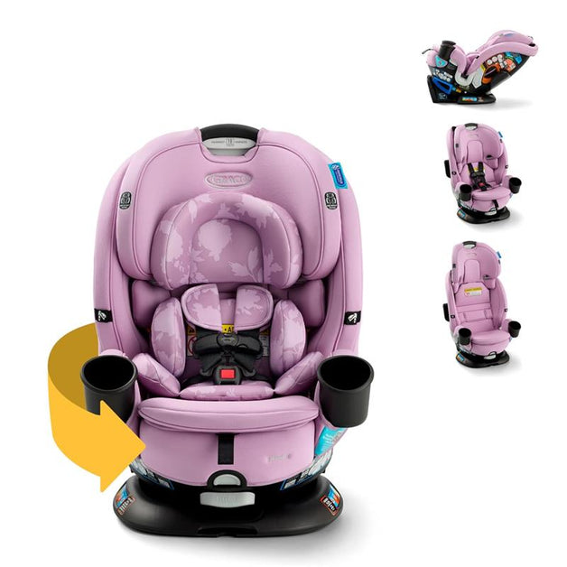 Graco Turn2Me 3-in-1 Rotating Car Seat, Lilac Mod