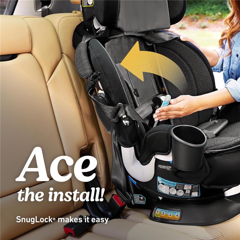 Graco Turn2Me 3-in-1 Rotating Convertible Car Seat, Lilac Mod Image 5