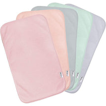 Green Sprouts - 5Pk Stay-Dry Burp Pads, Rose Image 1