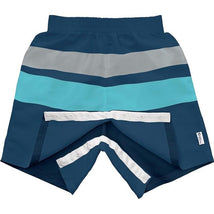 Iplay - Easy-Change Eco Swim Trunks Navy/Aqua/Gray Colorblock Image 2