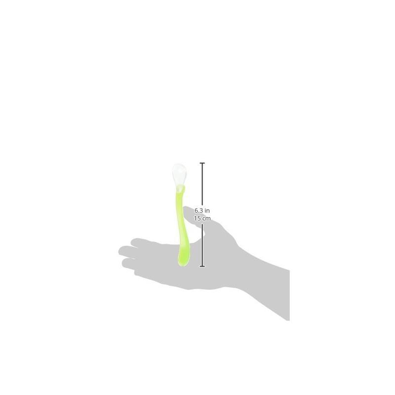 Green Sprouts Feeding Spoons, Aqua Set, 2-Piece Image 5
