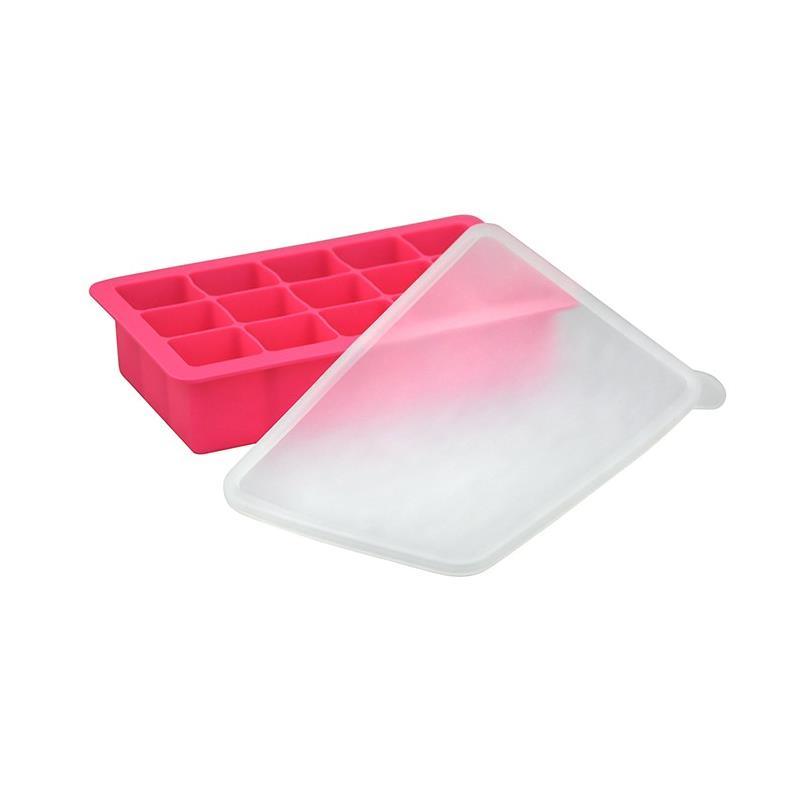 Green Sprouts Fresh Baby Food Freezer Tray, Pink Image 1