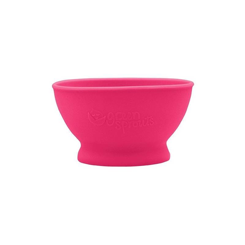 Green Sprouts Learning Bowl, Pink Image 1