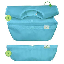 Green Sprouts Snap & Go Easy-Wear Bib 3-Pack Set, Green Safari Image 2