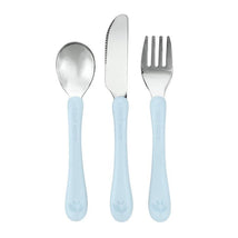 Green Sprouts - Stainless Steel & Sprout Ware Kids Cutlery, Light Blueberry Image 1