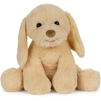 Gund Animated Dog plush toy, My Pet Puddles, features floppy ears, a smiling face, and a tongue sticking out.