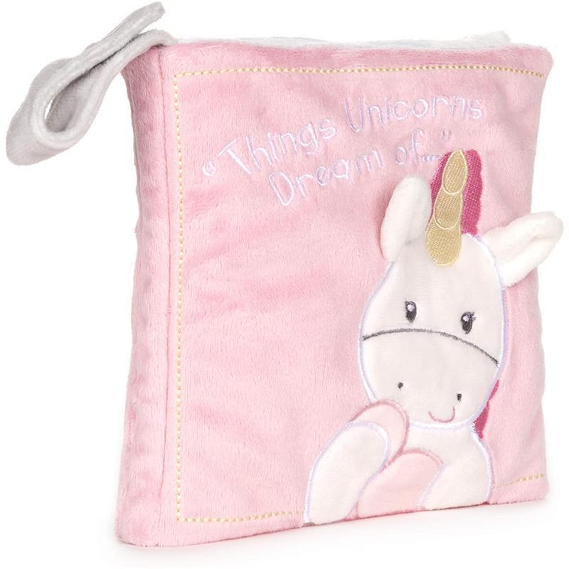 GUND Baby Dreaming Luna Unicorn Soft Book Plush Stuffed Sensory Stimulating Toy, 8 In Image 6