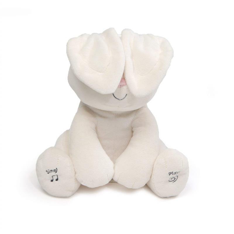 Gund Baby Flora The Bunny Animated Plush Stuffed Animal Toy Image 2