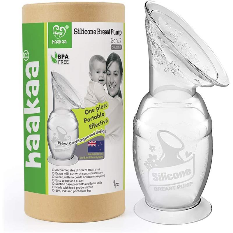 Haakaa - Silicone Breast Pump with Suction Base, 5Oz Image 1