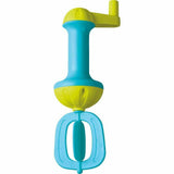 HABA USA blue and yellow bubble bath whisk for children