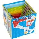 Haba - Fire Brigade Sturdy Cardboard Stacking Cubes Image 5